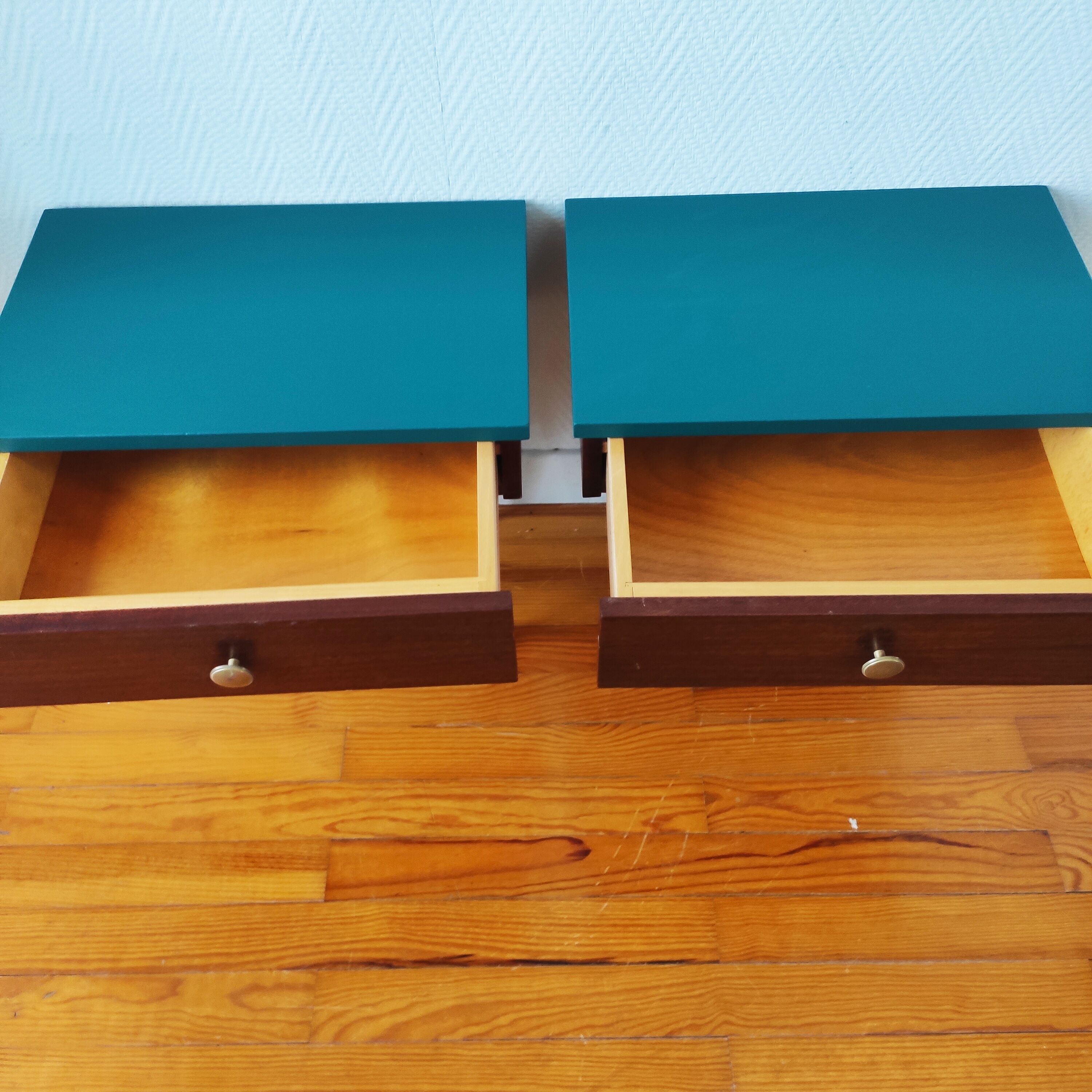 Pair of vintage bedside tables
