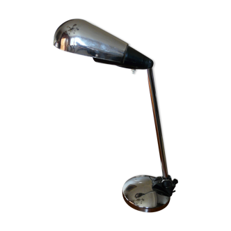 Lampe de bureau articulée 60/70 en métal chromé