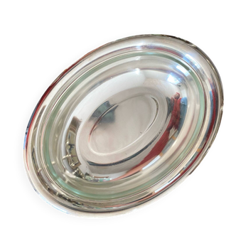 Silver oval serving dish