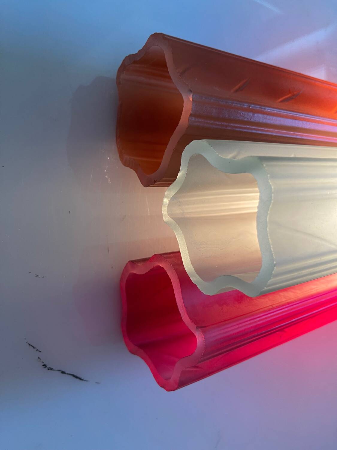 Multicolored Glass Tronchi Sconces Set of 2 1970’s