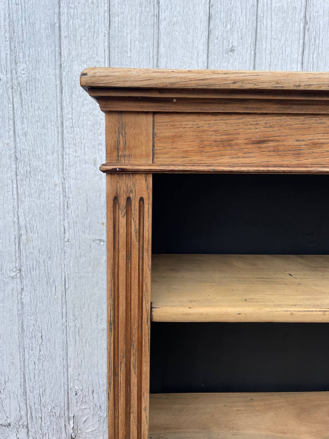 Bibus raw oak bookcase