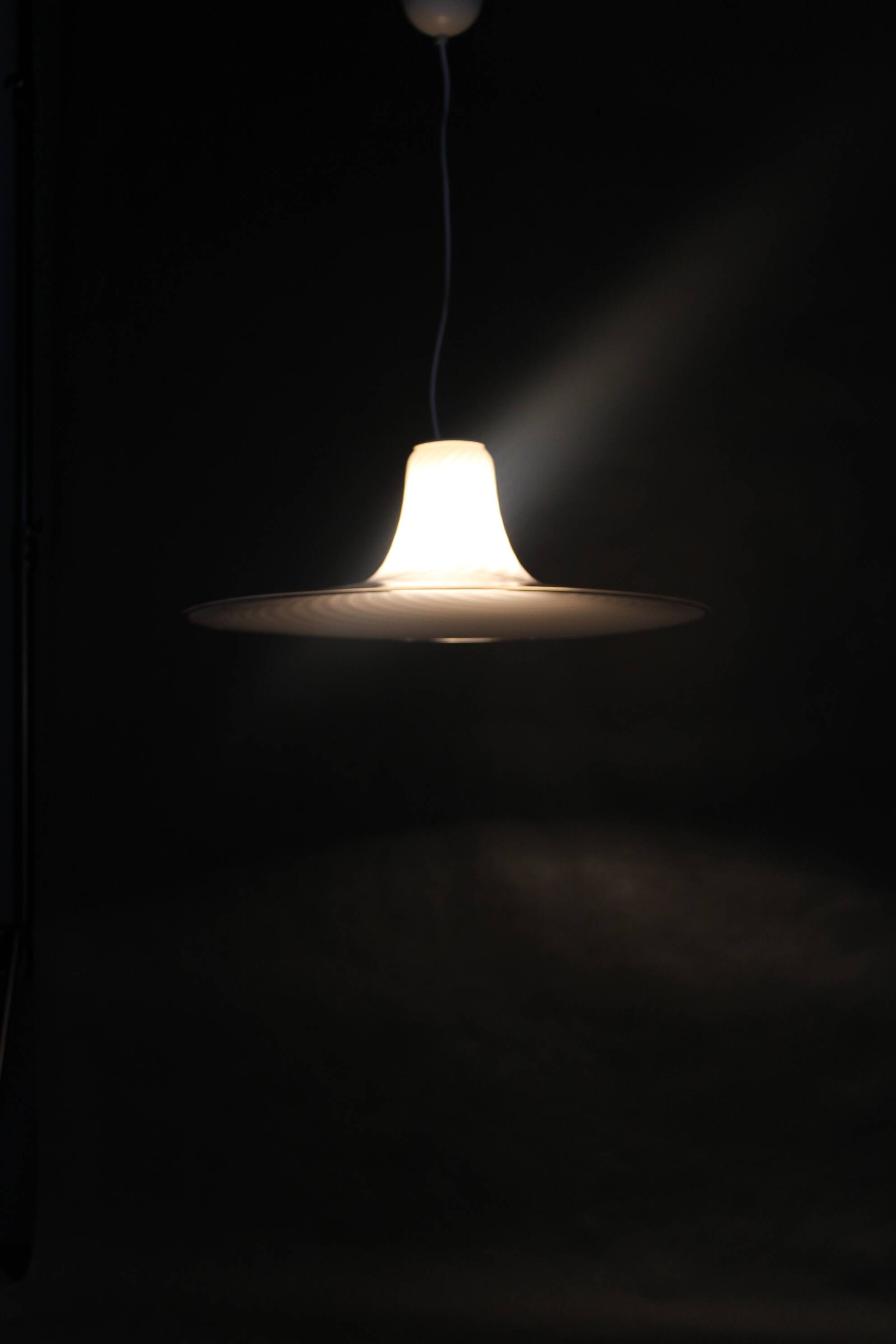 1980s Large Murano Glass Pendant Light, Italy