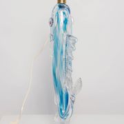 Mid-Century Fish Table Lamp in Glass, France, 1960s