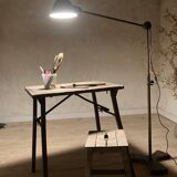 Vintage industrial workshop floor lamp