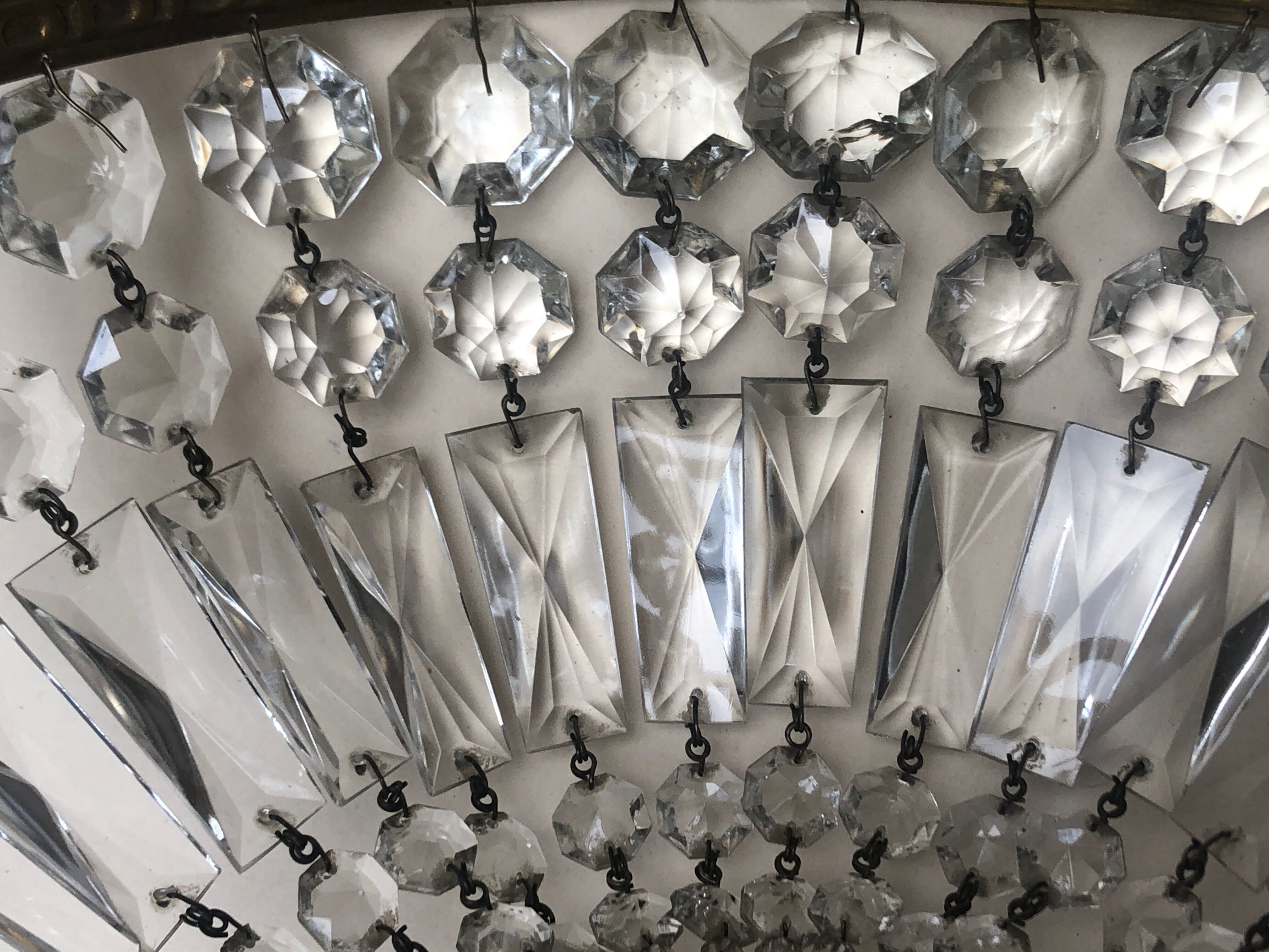 Crystal tassel chandelier