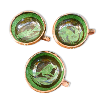 Vintage terracotta cups