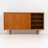 Buffet haut de Henry W. Klein pour Bramin en teck (Danemark, années 1960).