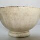 Bol de ferme 19e en faience blanc ivoire de St Amand