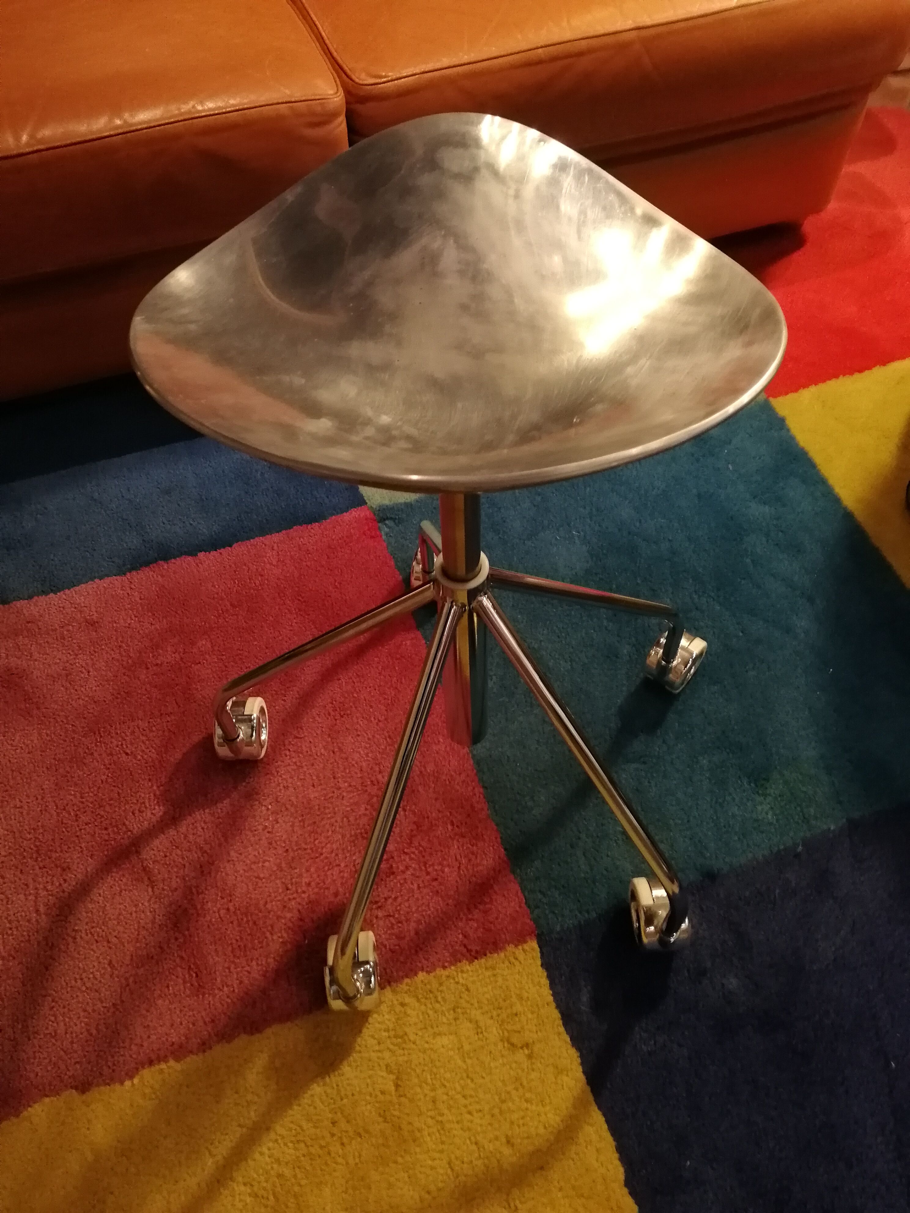Chrome stool