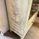 Armoire peinte Style Louis XVI-Directoire , 1 porte vitrée
