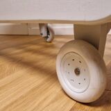 Renovated old cot with wheels