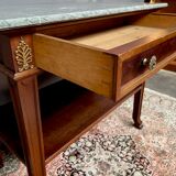 Side table empire style mahogany, 19th century