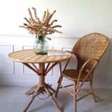Table et chaise vintage