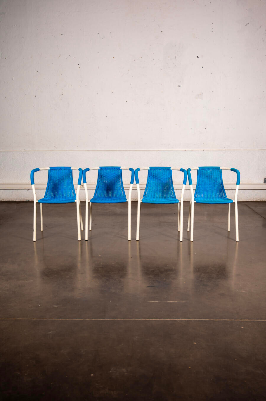 Série de 4 chaises Italienne d'extérieur