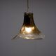 3 leafed murano glass pendant lamp by Carlo Nason for Mazzega