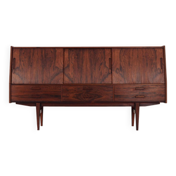 Buffet haut en palissandre, design danois, années 1970, production : Danemark