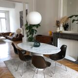 Table marble arabescato Italy vintage