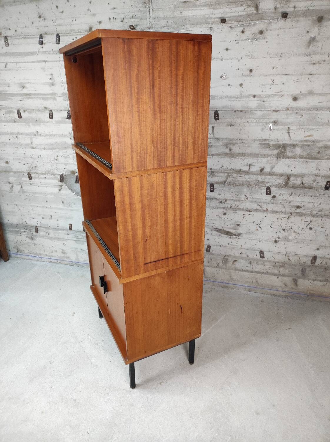 Vintage bookcase shelf
