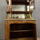 Superb Louis XVI two-body buffet in marquetry and gilded bronzes circa 1880