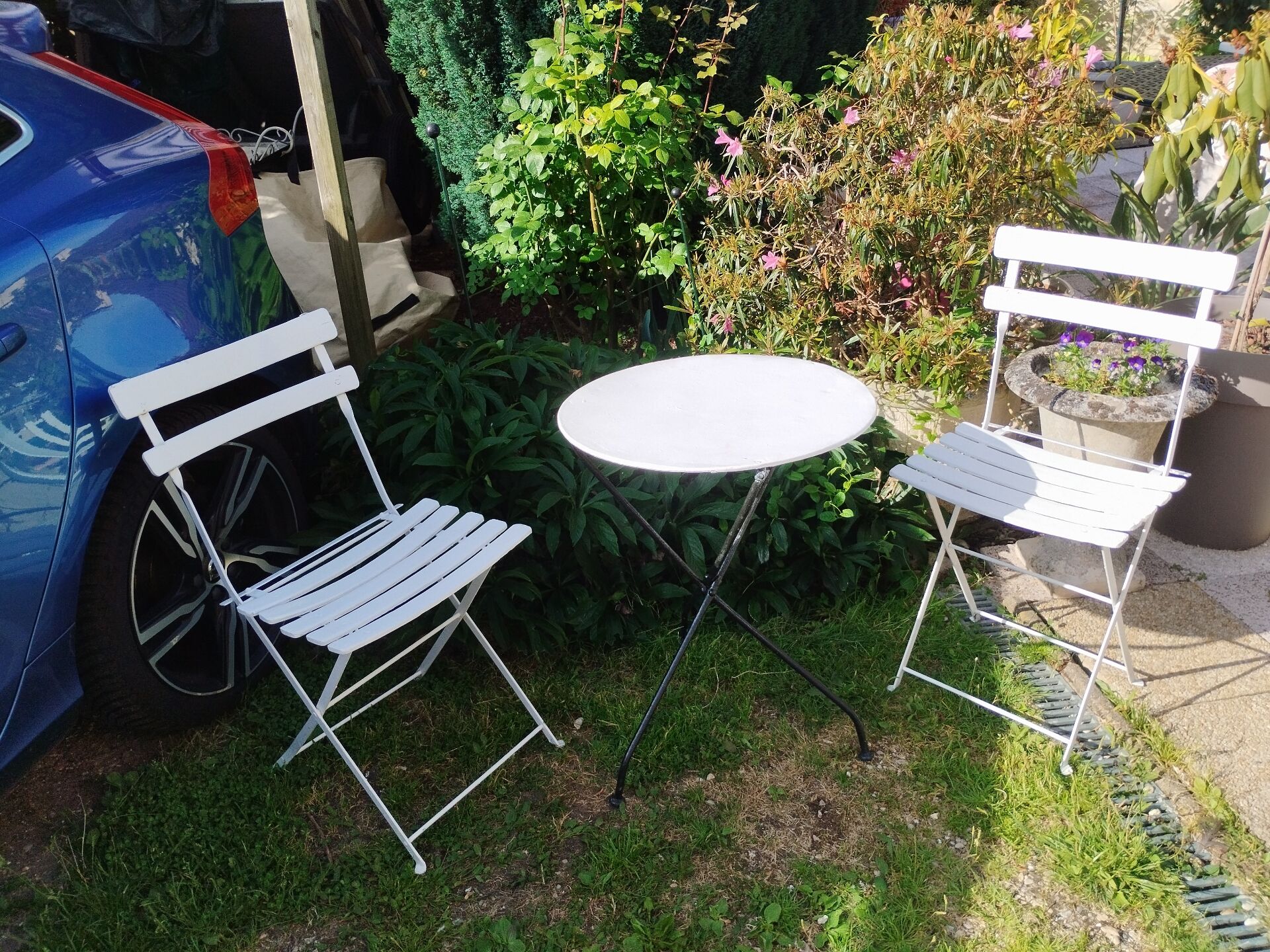 Salon de jardin ancien en fer