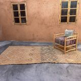 Kilim Boujad beige Berber rug - 157 x 326 cm