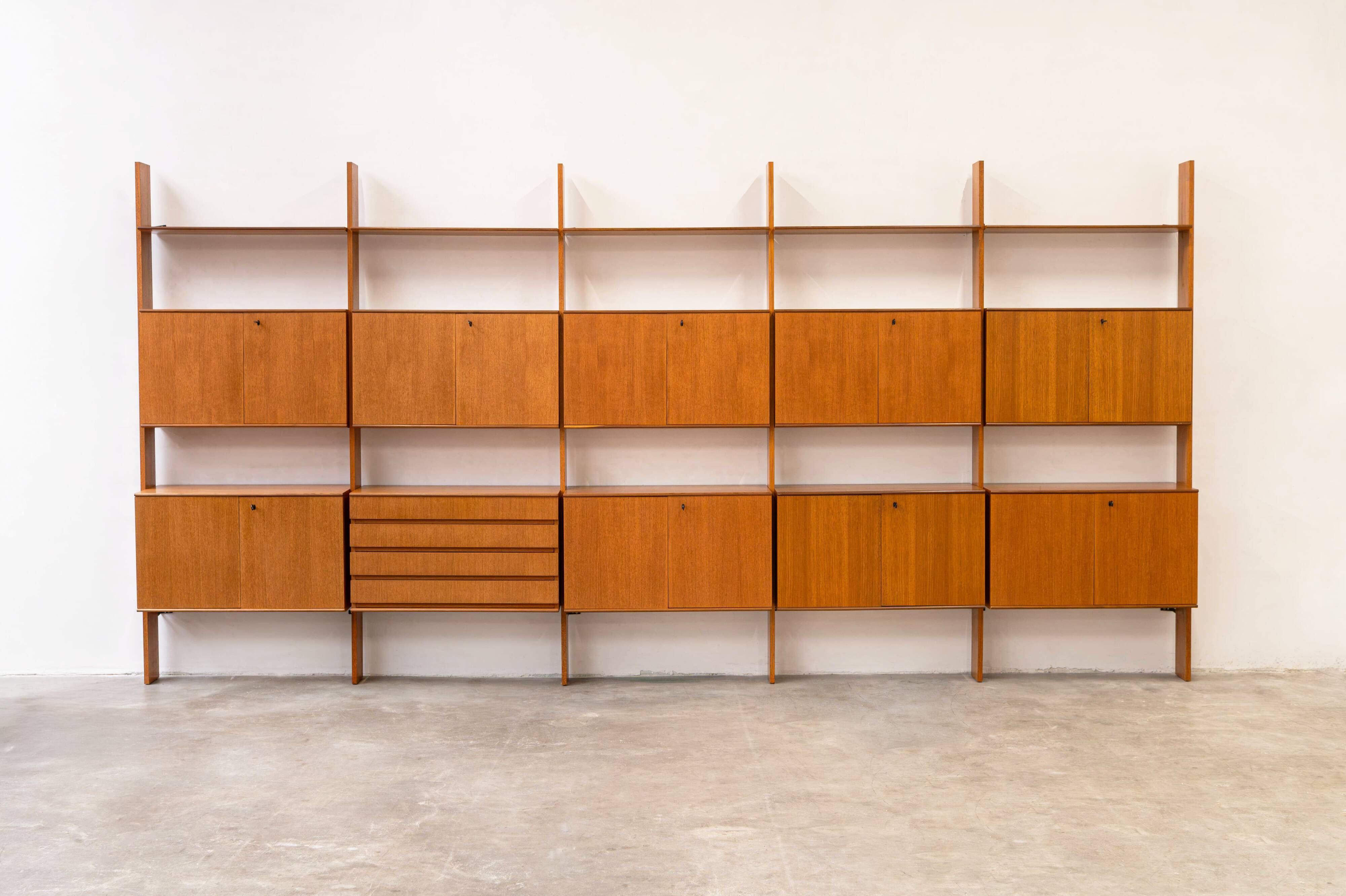 Modular Wall Unit by Peter Petrides for Interna Wandmöbelw