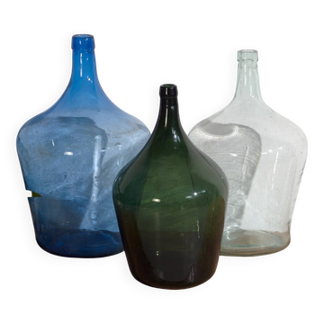 Anciennes coupes en verre (c.1920). Ensemble 3 pièces #4