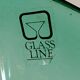 Murano/Glass Line Art Glass Sea Shell Trinket Dish. Diam 20