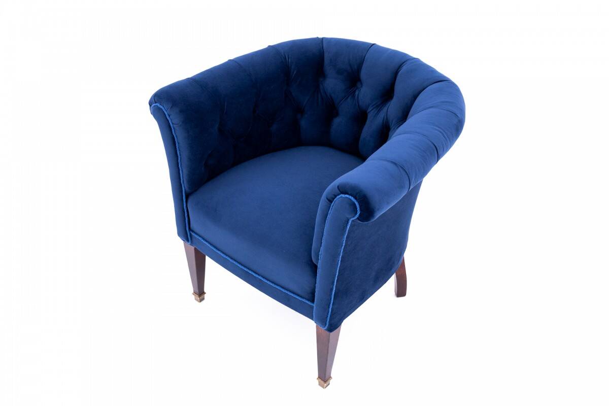 Antique armchair, Northern Europe, early 20th century. After renovation.