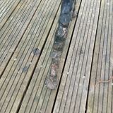 Cast iron and wood garden bench