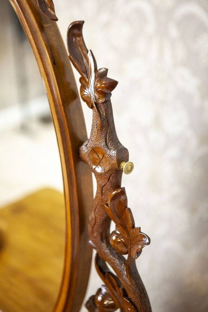 Antique Louis Philippe Vanity Table in Walnut, 1890s