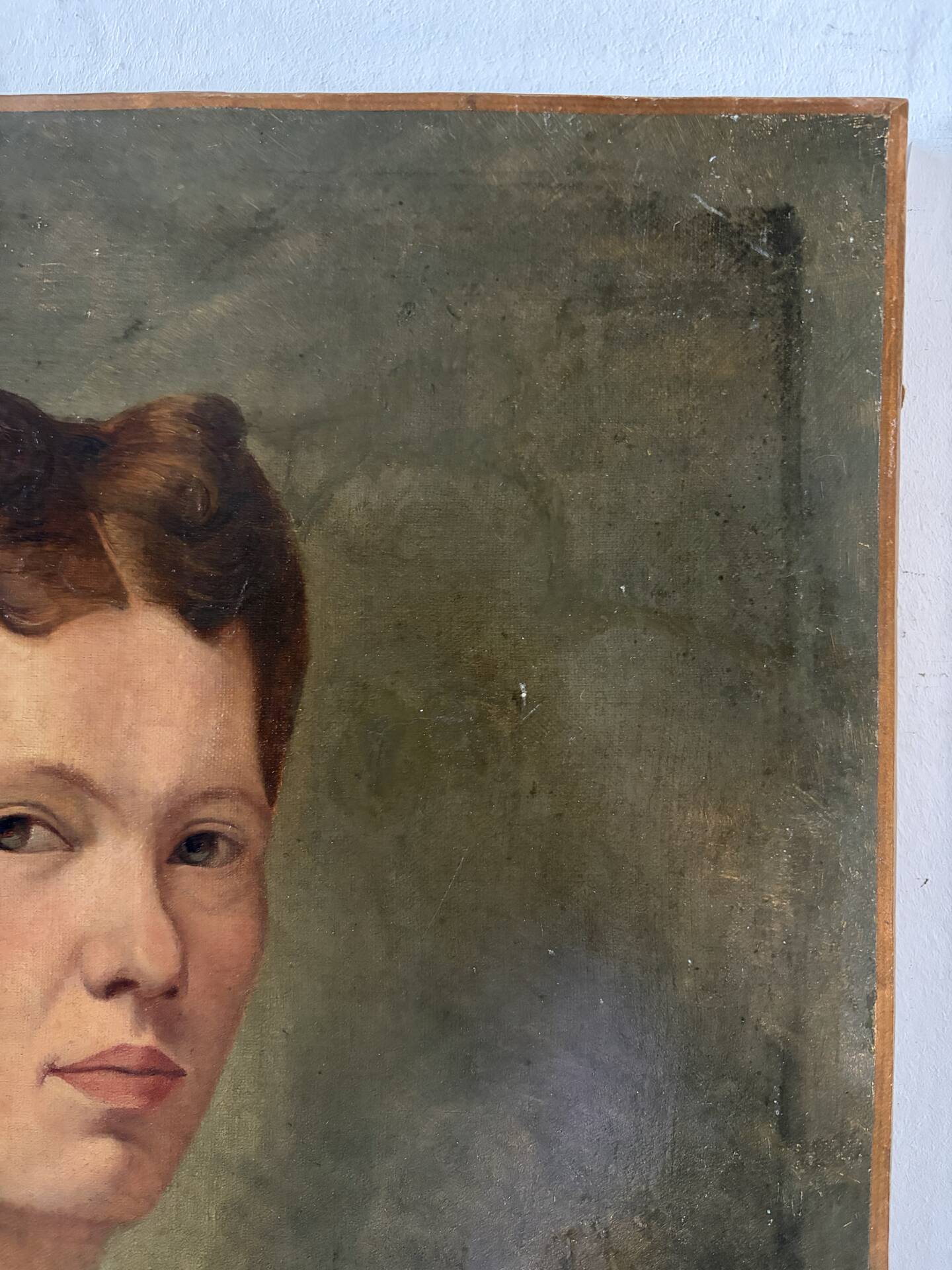 Portrait of a woman, oil on canvas