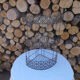 Iron corner shelf