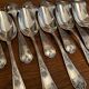 Silver-plated metal cutlery in Louis XV style