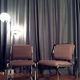 Atal wool and chrome chairs, from the 1970s, set of 2