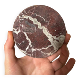 red brown marble ashtray