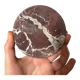red brown marble ashtray