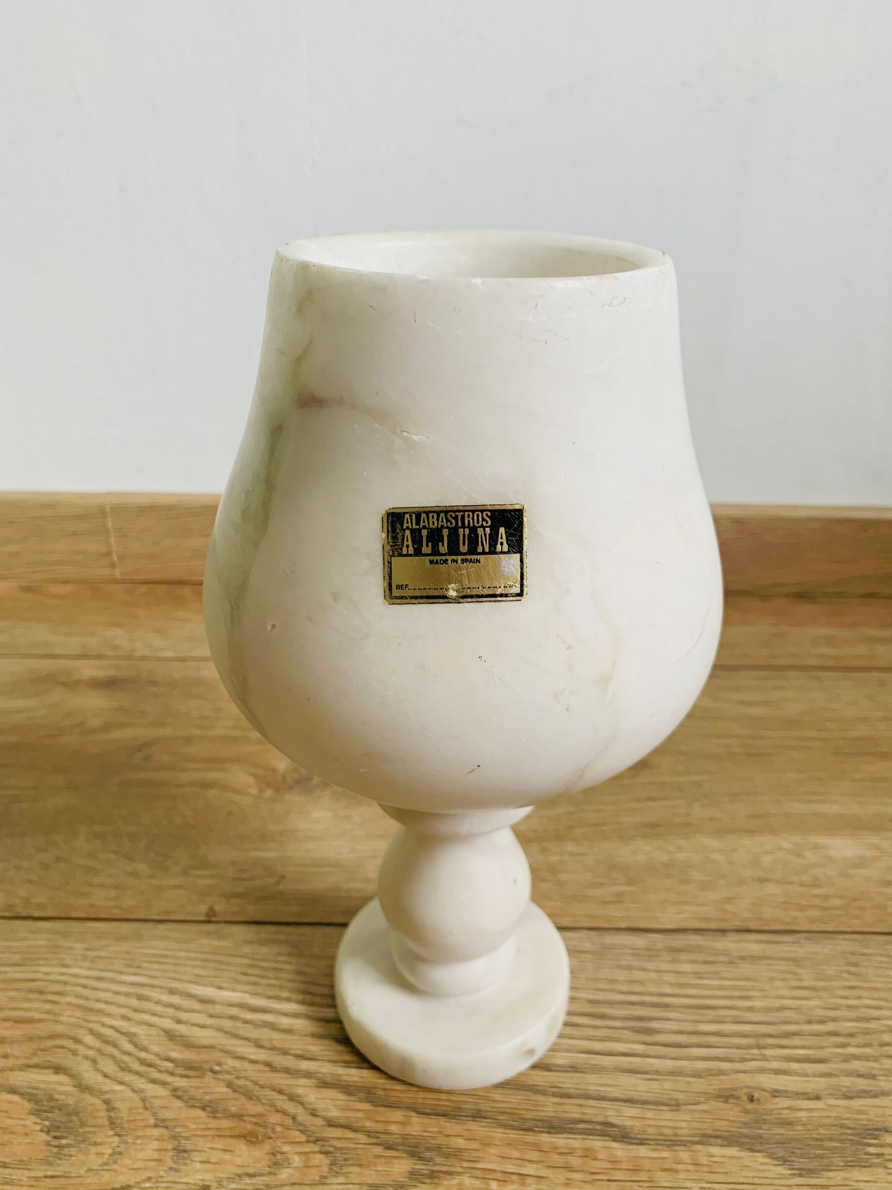 Alabaster vase from Spain