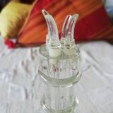 Carafe Vintage 4 compartiments à liqueurs