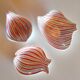Alessio Tasca striped bowls, 1960.