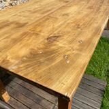 Large old farm table