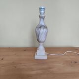 Old marble lamp base
