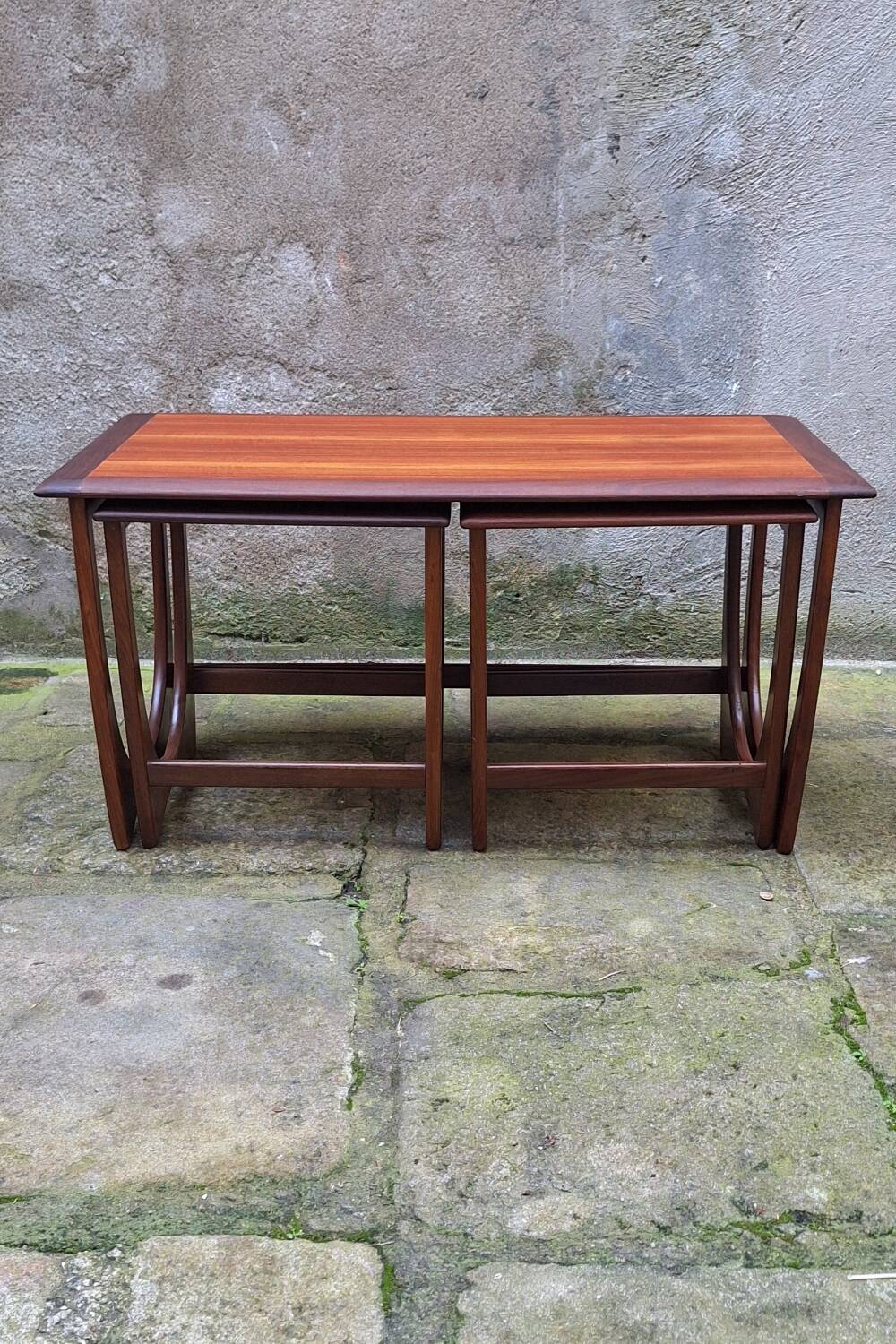 GPlan nesting tables in teak from the 1960s.