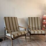 Pair of Scandinavian armchairs from the 1960s.