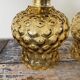 Set of two new electrified bubble glass sconces