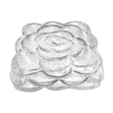 Murano glass square ceiling in the shape of a flower