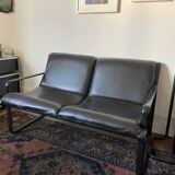 Black Sling sofa by Hannah & Morrison for Knoll, 1971