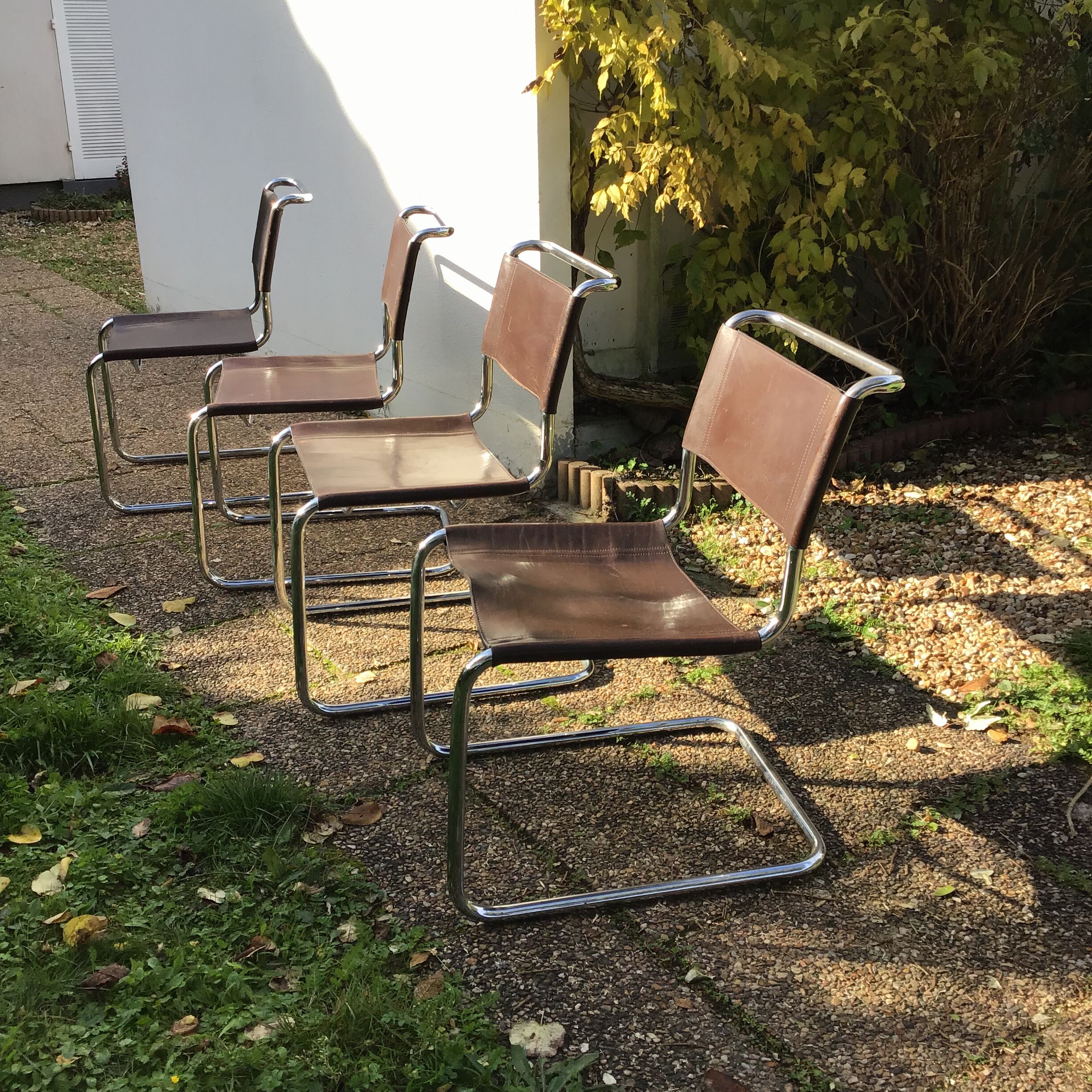 Suite of four S33 chairs