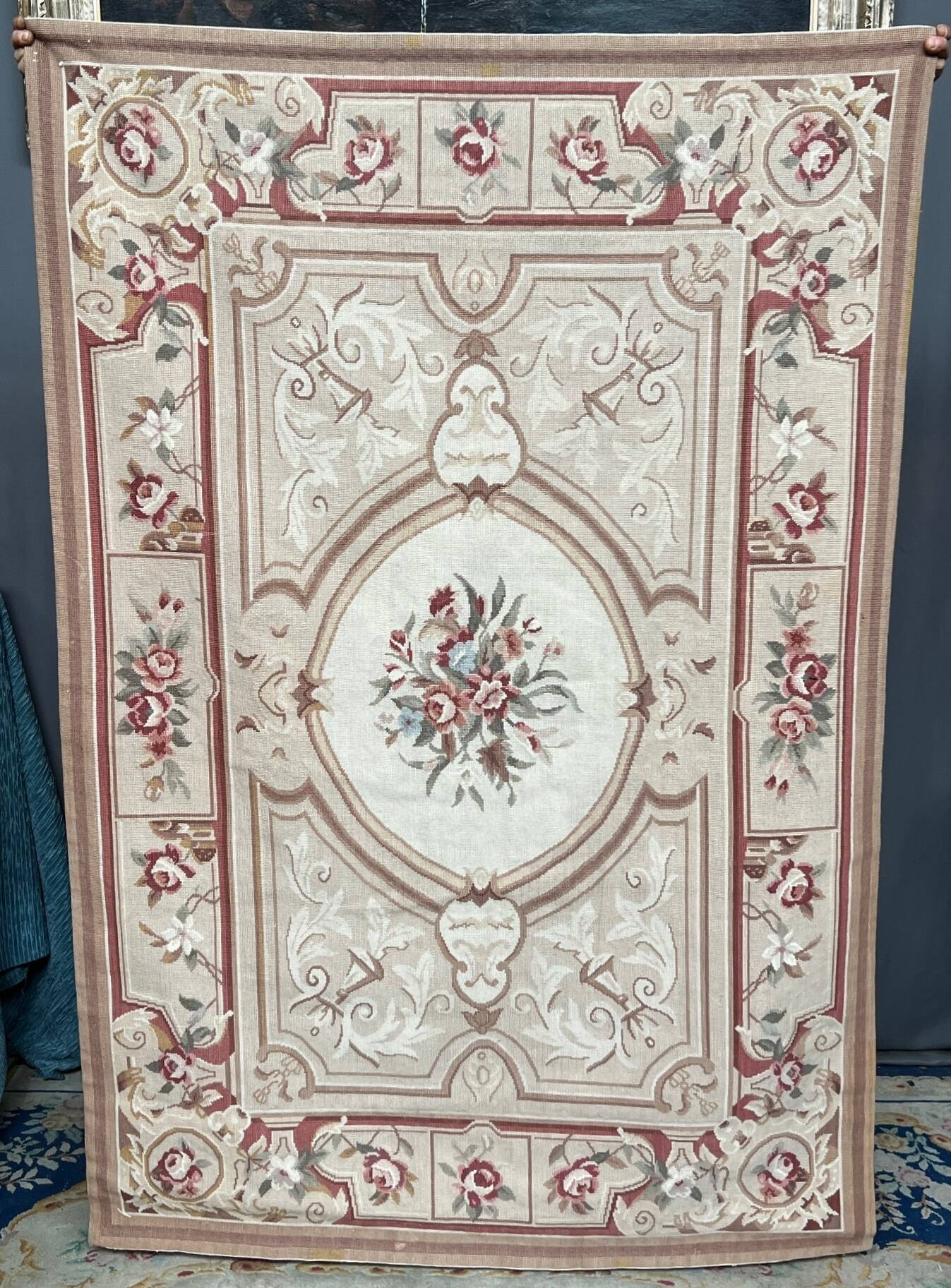 "Aubusson" tapestry in classical style.