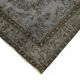 Overdyed Wool Vintage Handmade Carved Rug 172 cm x 287 cm